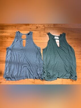 Torrid Flowy Ribbed Tank Tops Set of 2 NWOT